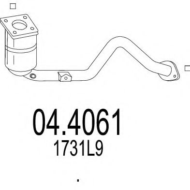 04.4061 MTS Catalytic Converter