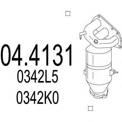 04.4131 MTS Catalytic Converter