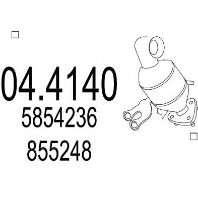 04.4140 MTS Catalytic Converter
