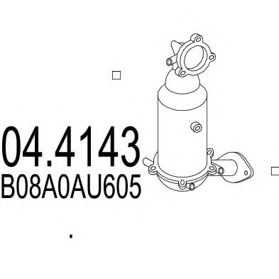 04.4143 MTS Catalytic Converter