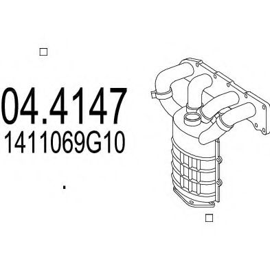 04.4147 MTS Catalytic Converter