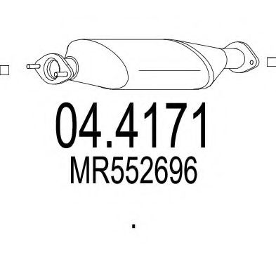 04.4171 MTS Catalytic Converter
