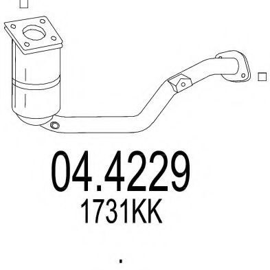 04.4229 MTS Catalytic Converter
