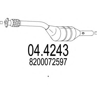 04.4243 MTS Catalytic Converter