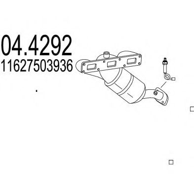 04.4292 MTS Catalytic Converter