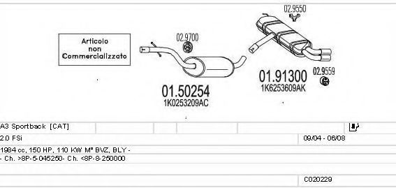 C020229000592 MTS Exhaust System