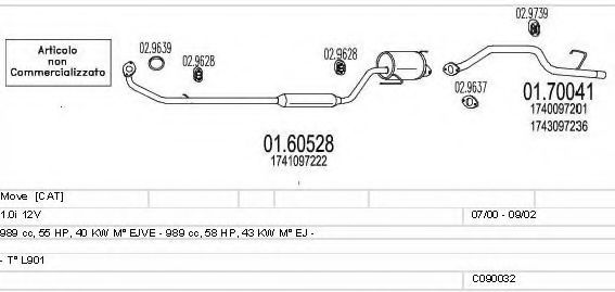 C090032001403 MTS Exhaust System