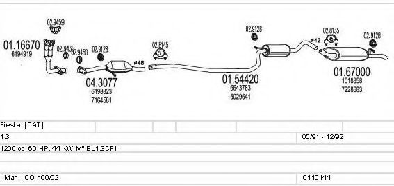 C110144003853 MTS Exhaust System