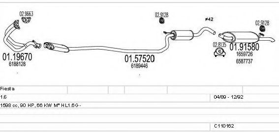C110162003873 MTS Exhaust System