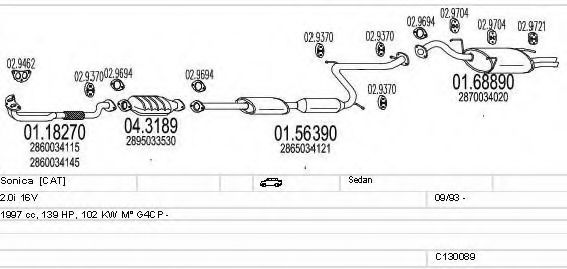 C130089007952 MTS Exhaust System