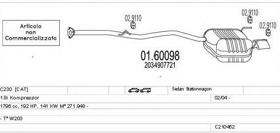 C210452007828 MTS Exhaust System Exhaust System