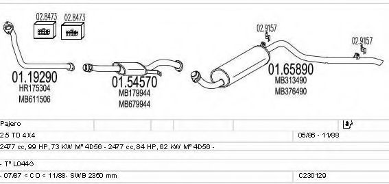C230129004743 MTS Exhaust System