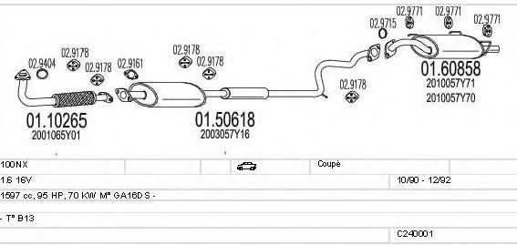 C240001004465 MTS Exhaust System