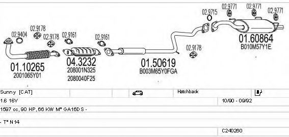 C240260009195 MTS Exhaust System