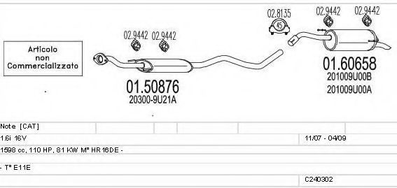 C240302014683 MTS Exhaust System Exhaust System