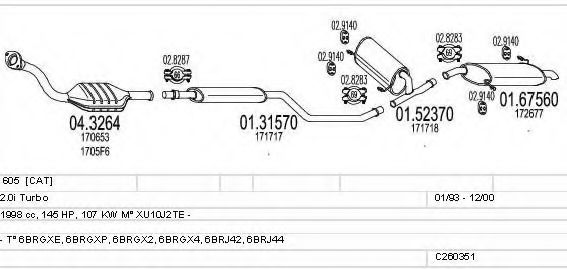 C260351006266 MTS Exhaust System Exhaust System
