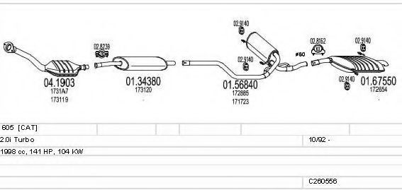 C260556007941 MTS Exhaust System