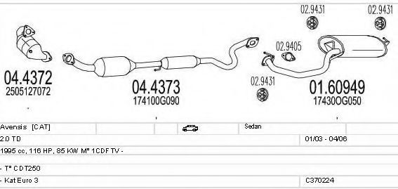 C370224010777 MTS Exhaust System