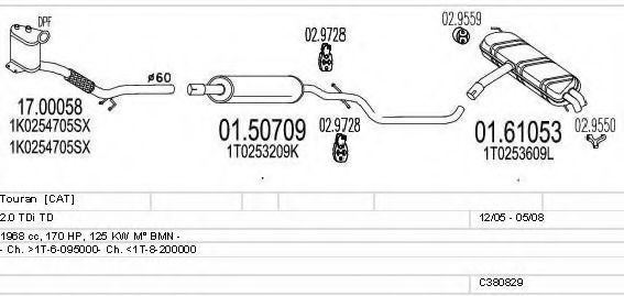 C380829015263 MTS Exhaust System