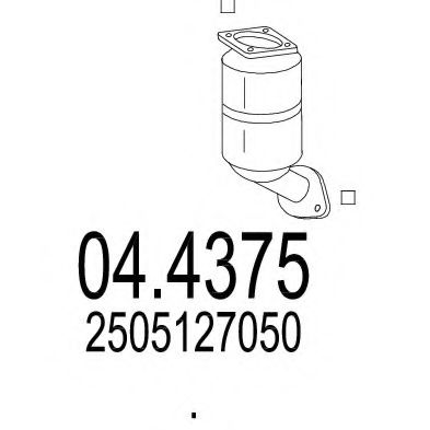 04.4375 MTS Catalytic Converter