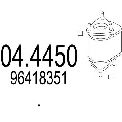 04.4450 MTS Catalytic Converter