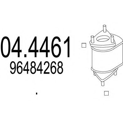 04.4461 MTS Catalytic Converter