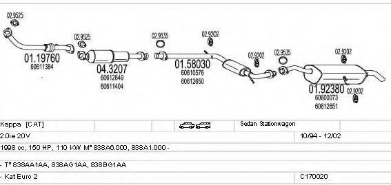 C170020001445 MTS Exhaust System