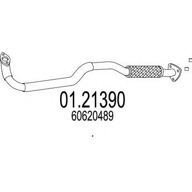 01.21390 MTS Exhaust System Exhaust Pipe