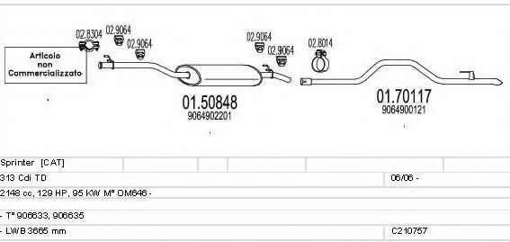C210757022246 MTS Exhaust System