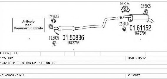 C110837021865 MTS Exhaust System