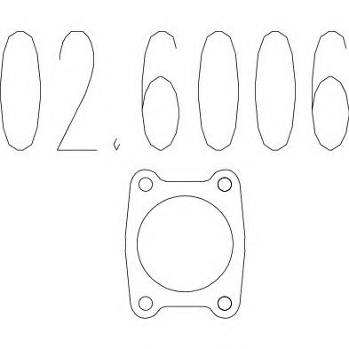 02.6006 MTS Abgasanlage Vorschalldämpfer