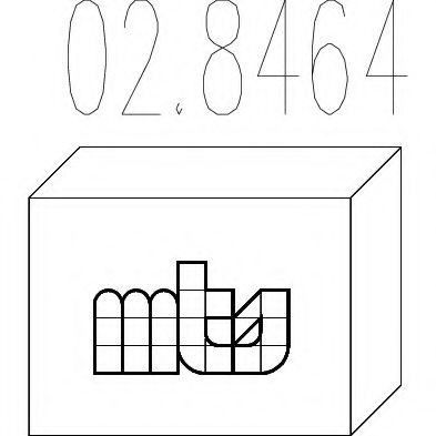 02.8464 MTS Монтажный комплект, глушитель