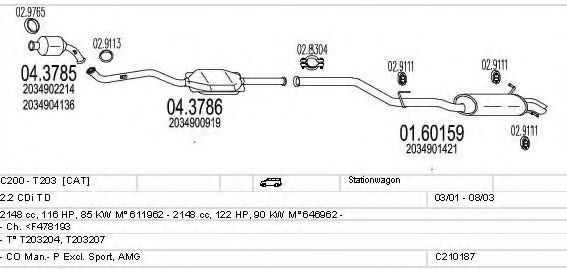 C210187004286 MTS Exhaust System
