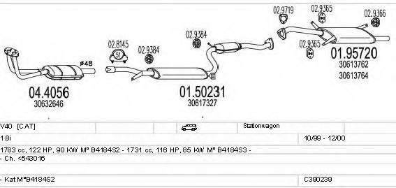 C390239009767 MTS Exhaust System