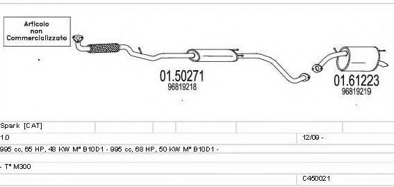 C450021021556 MTS Exhaust System