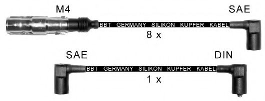 ZK453 BBT Ignition Cable Kit
