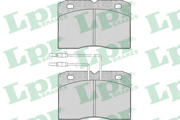 05P015 LPR Brake Pad Set, disc brake
