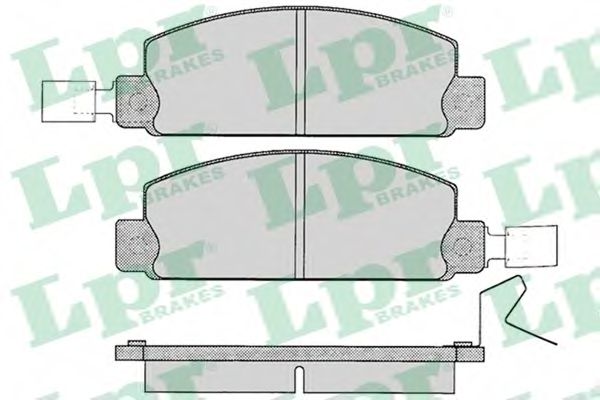 05P051 LPR Brake Pad Set, disc brake