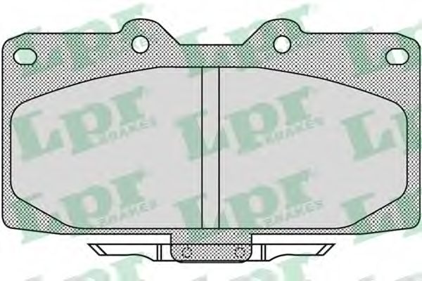 05P1027 LPR Brake Pad Set, disc brake