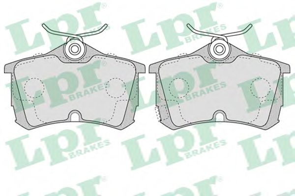 05P1037 LPR Brake Pad Set, disc brake
