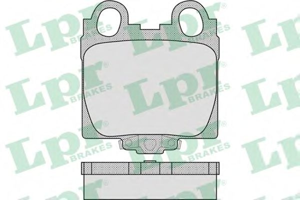 05P1051 LPR Brake System Brake Pad Set, disc brake