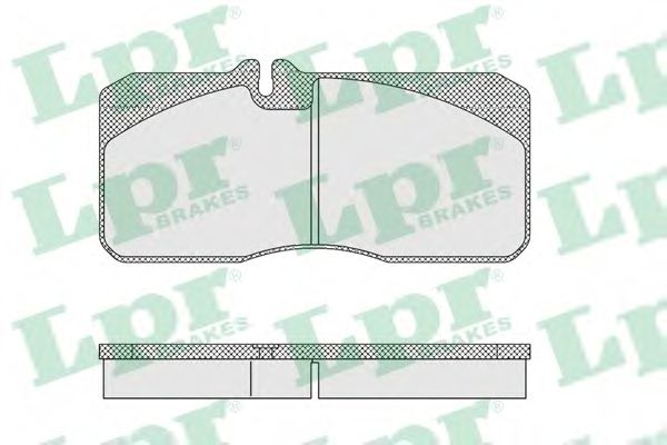 05P1157 LPR Brake Pad Set, disc brake