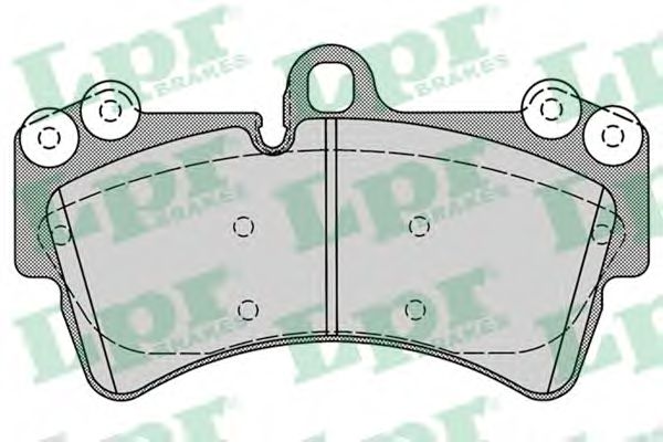 05P1257 LPR Brake Pad Set, disc brake