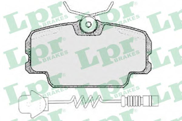 05P1305 LPR Brake System Brake Pad Set, disc brake