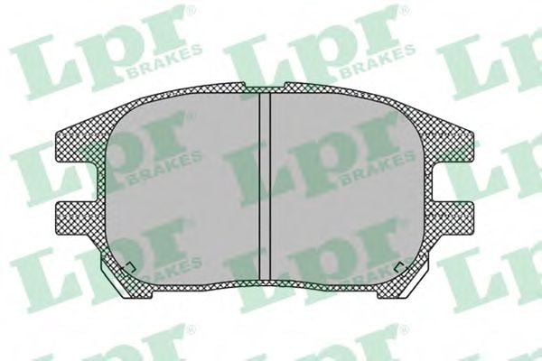 05P1332 LPR Brake System Brake Pad Set, disc brake