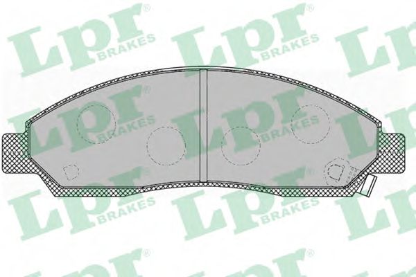 05P1372 LPR Brake Pad Set, disc brake