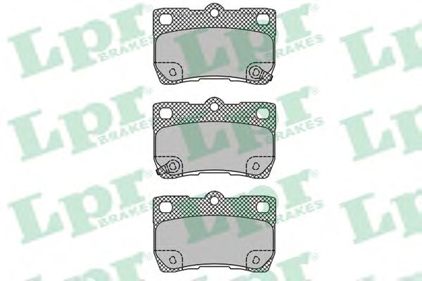 05P1407 LPR Brake Pad Set, disc brake