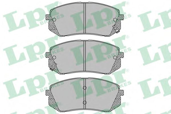 05P1415 LPR Brake Pad Set, disc brake