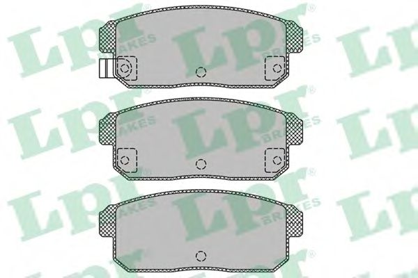 05P1432 LPR Brake Pad Set, disc brake