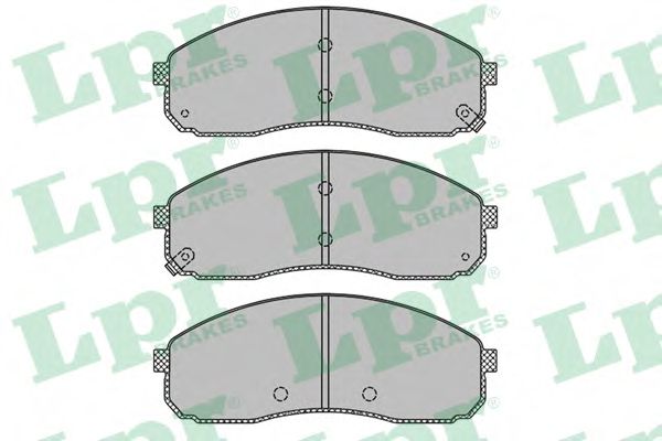 05P1444 LPR Brake Pad Set, disc brake
